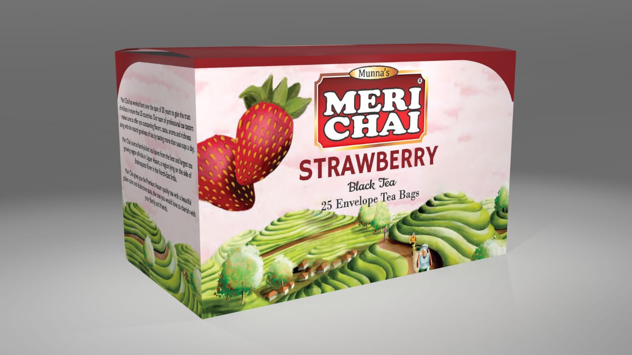 Meri Chai Strawberry Black Tea Bag